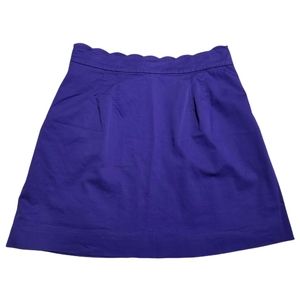 J. Crew scalloped mini skirt Size 6